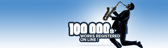 100,000th work registered