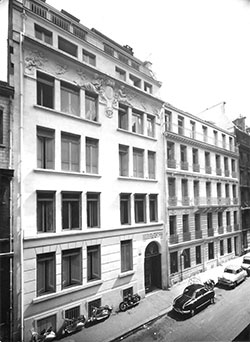 Rue Chaptal, home to SACEM until 1976